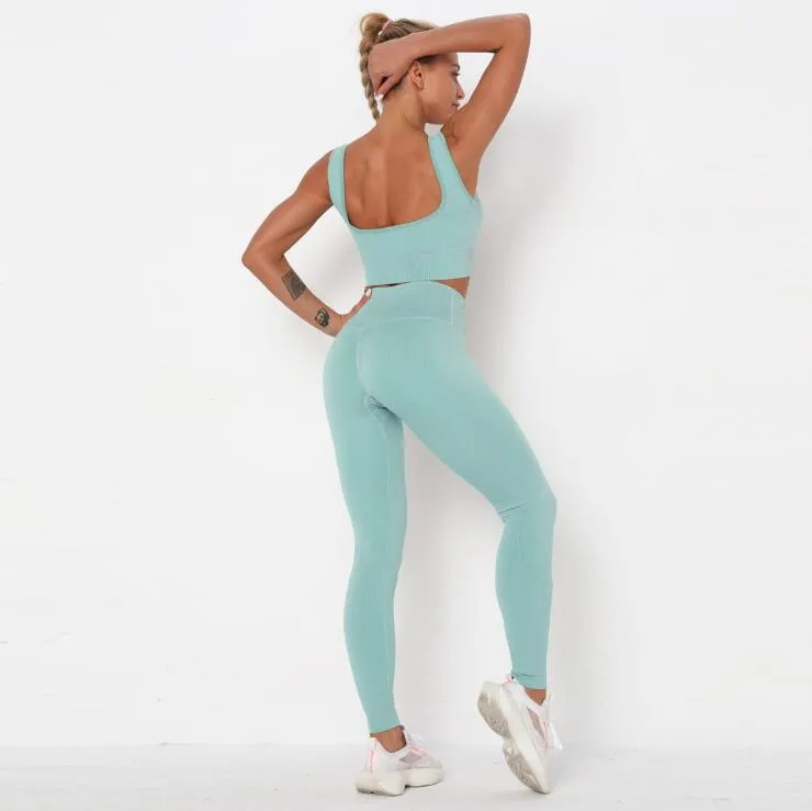 028 Seamless Macaron Casual Fitness Bra