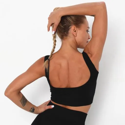 028 Seamless Macaron Casual Fitness Bra