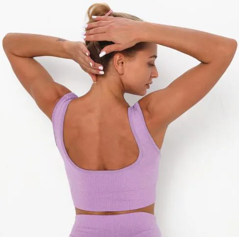 028 Seamless Macaron Casual Fitness Bra