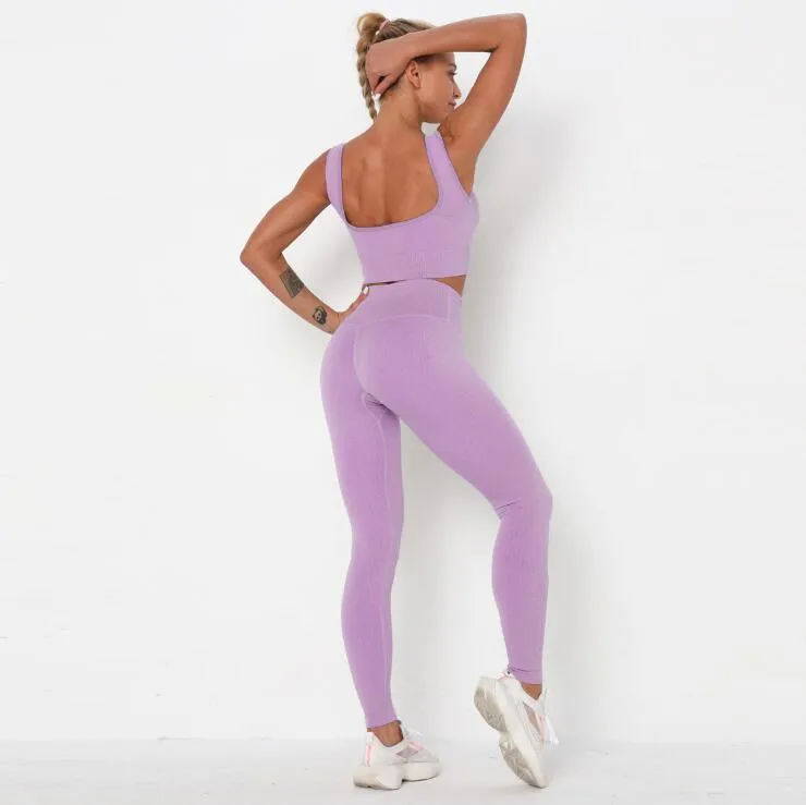 028 Seamless Macaron Casual Fitness Bra