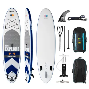 10'6" Explore - Inflatable Stand Up Paddle Board Package