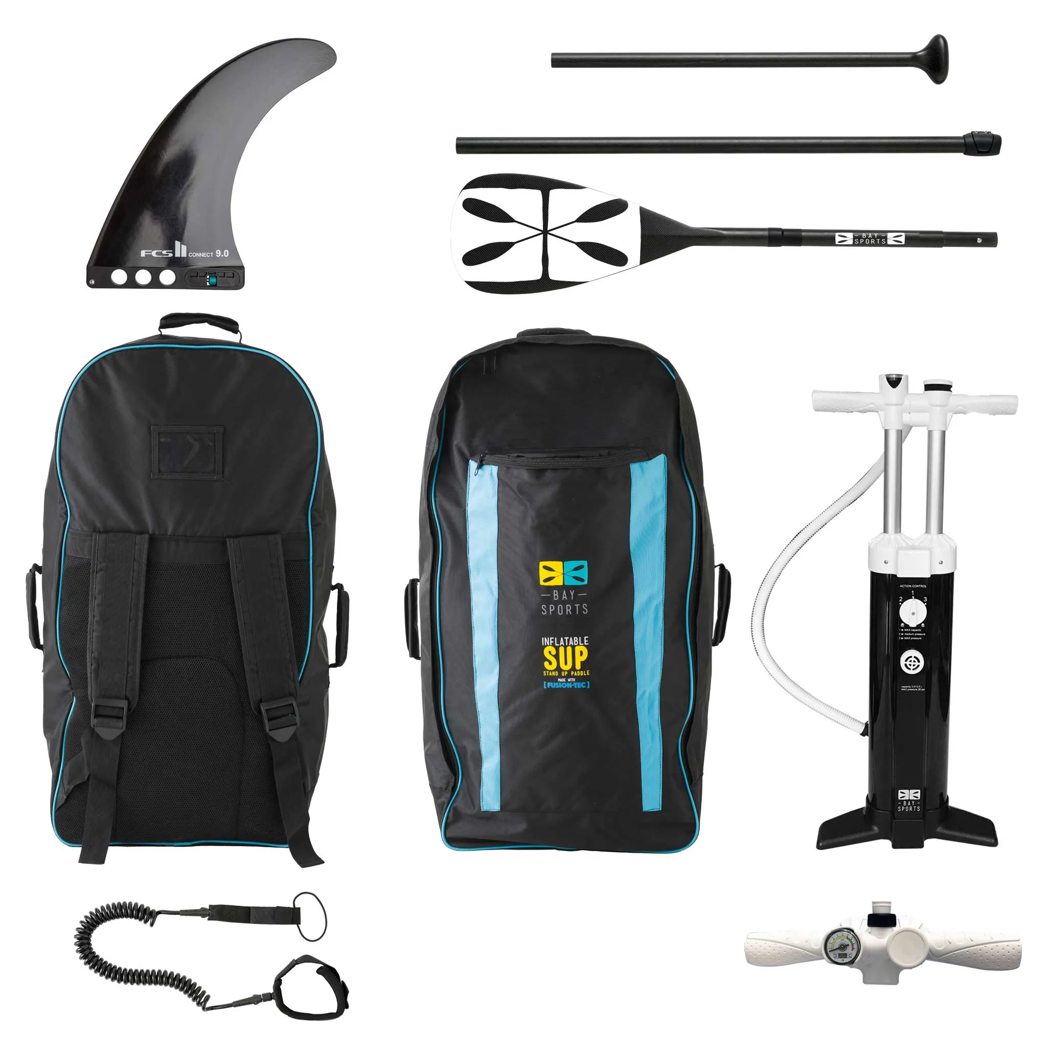 10'6" Explore - Inflatable Stand Up Paddle Board Package