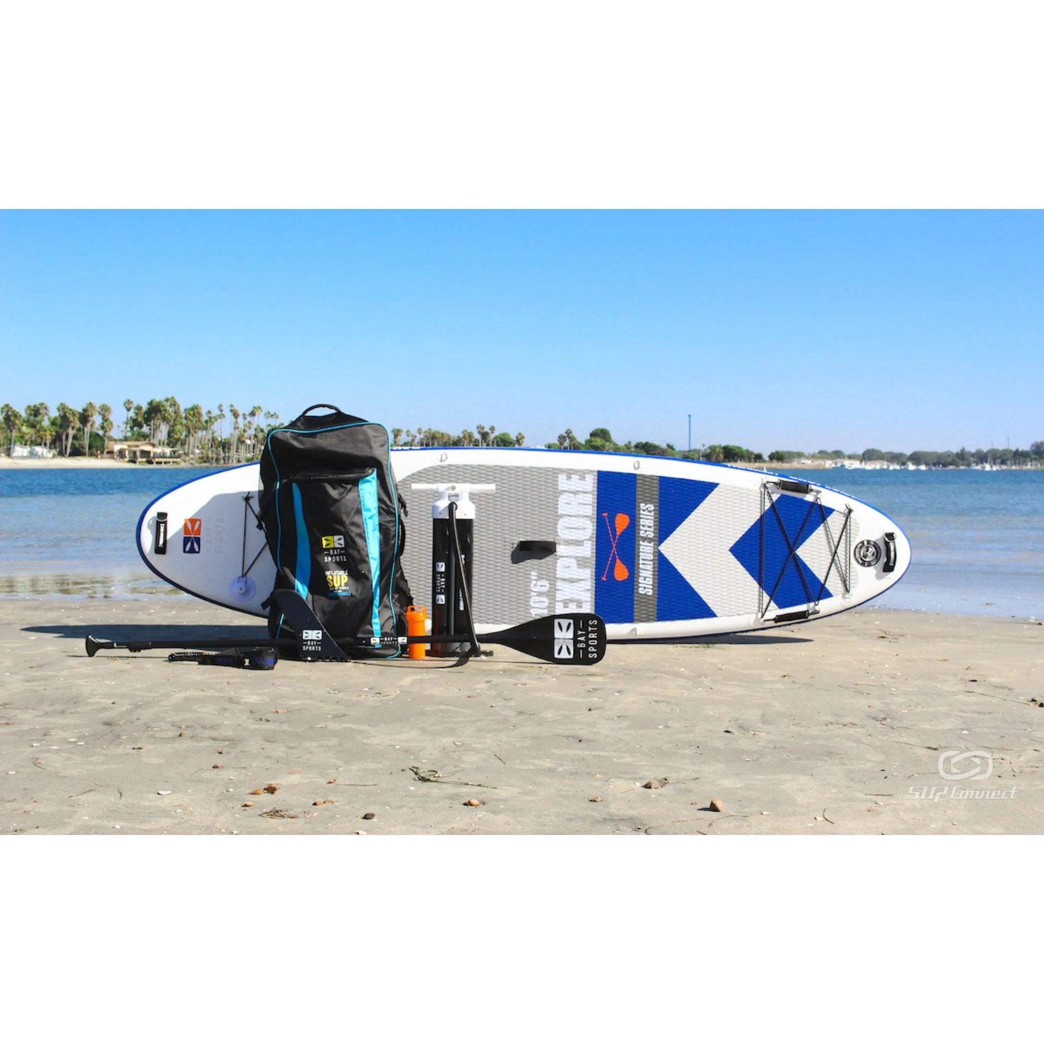 10'6" Explore - Inflatable Stand Up Paddle Board Package
