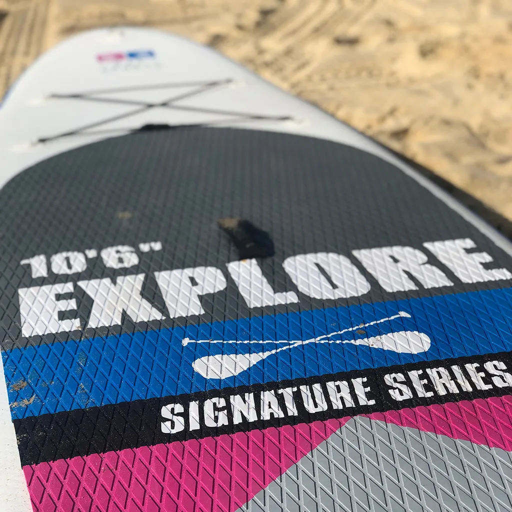 10'6" Explore - Inflatable Stand Up Paddle Board Package