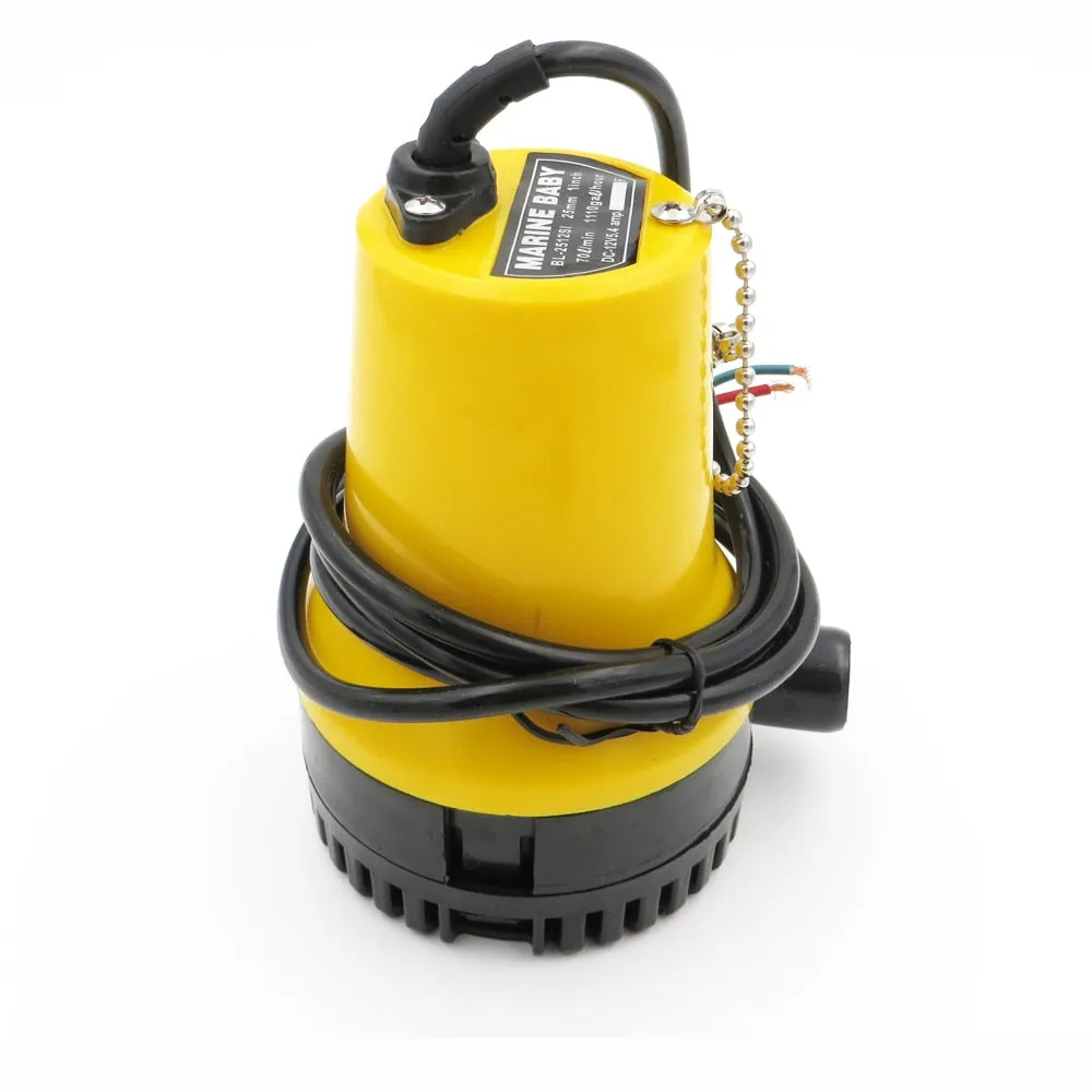 1100 gph Long-Life Brushless Bilge Pump 1"