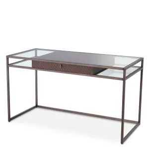 113398 - Desk Napa Valley woven oak veneer