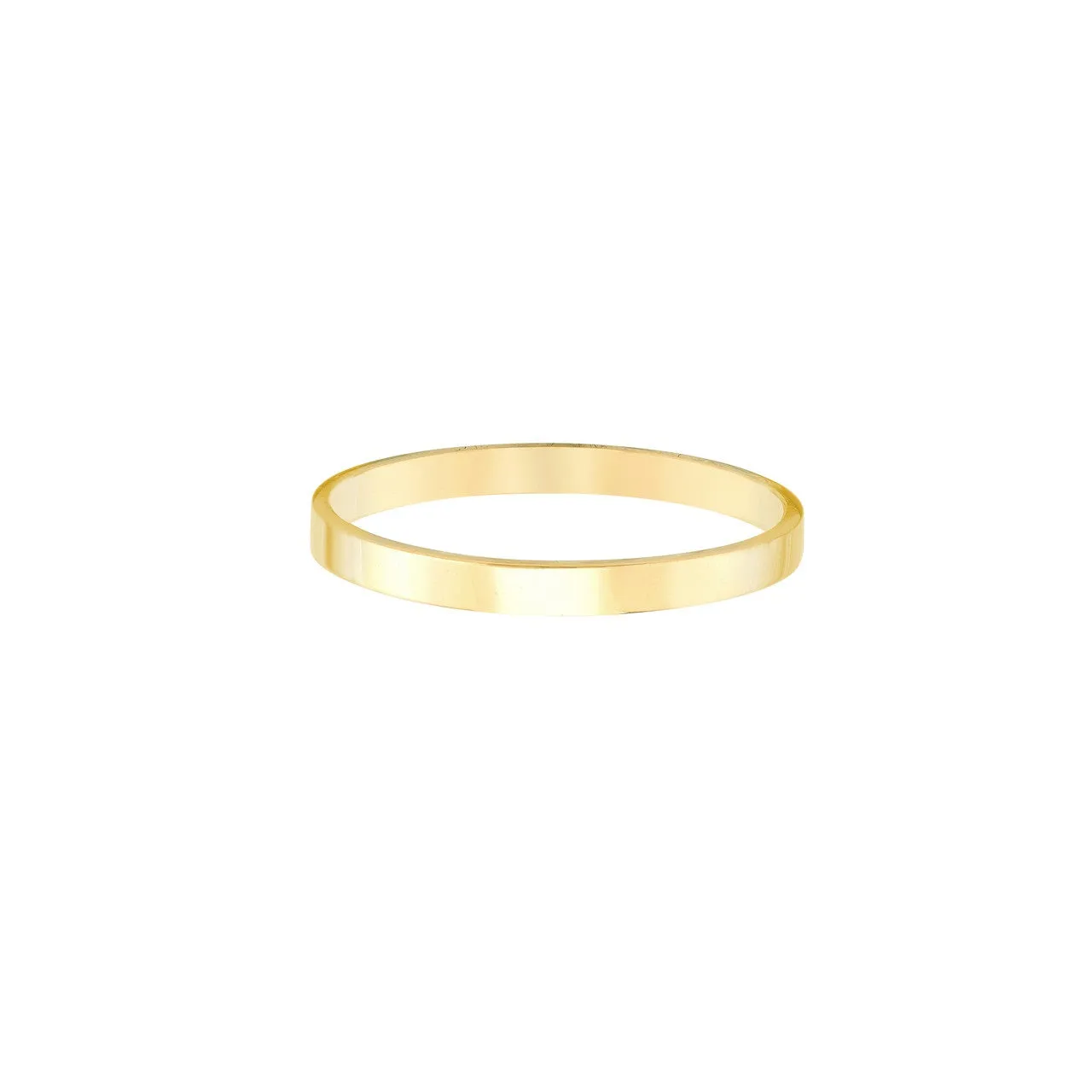 14K Yellow Gold High Polished Band