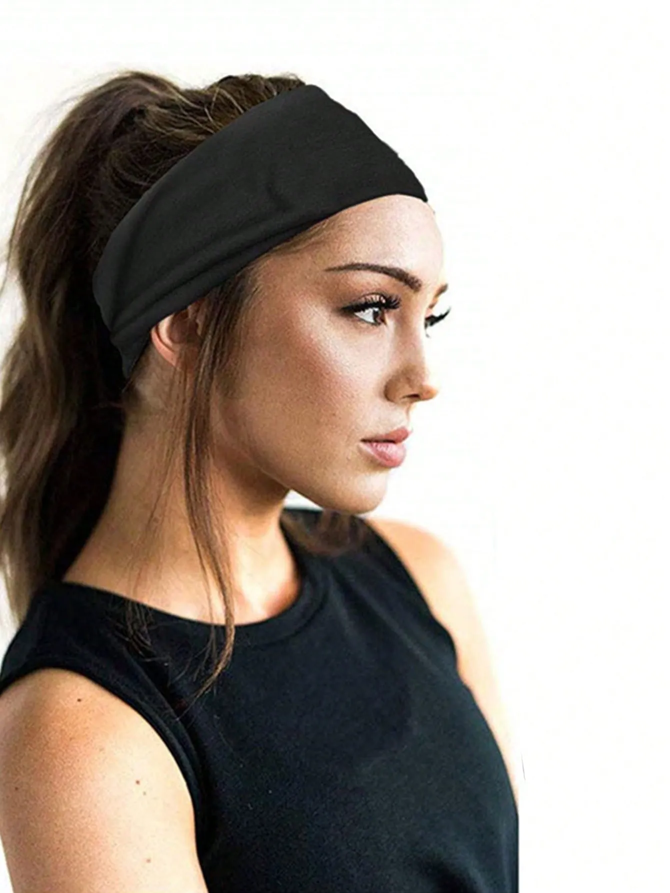 1pc Forehead And Tying Hair Casual Sweatband