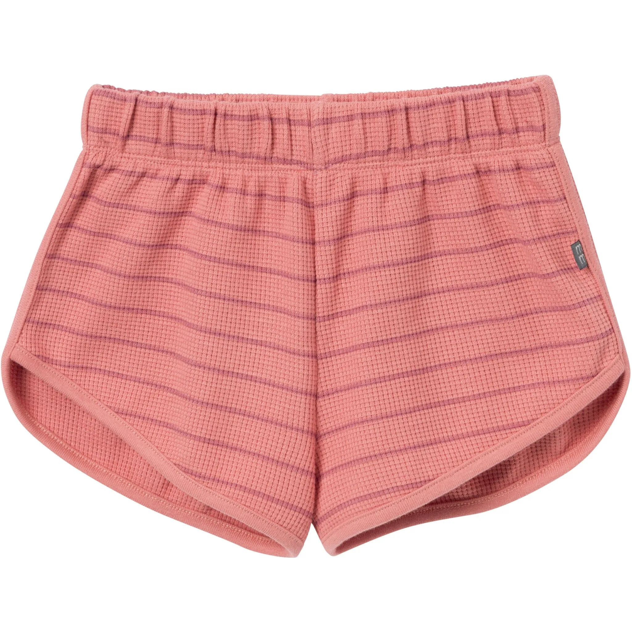 4-Piece Infant & Toddler Girls Rose Stripe Drop Shoulder Tops and Shorts Set