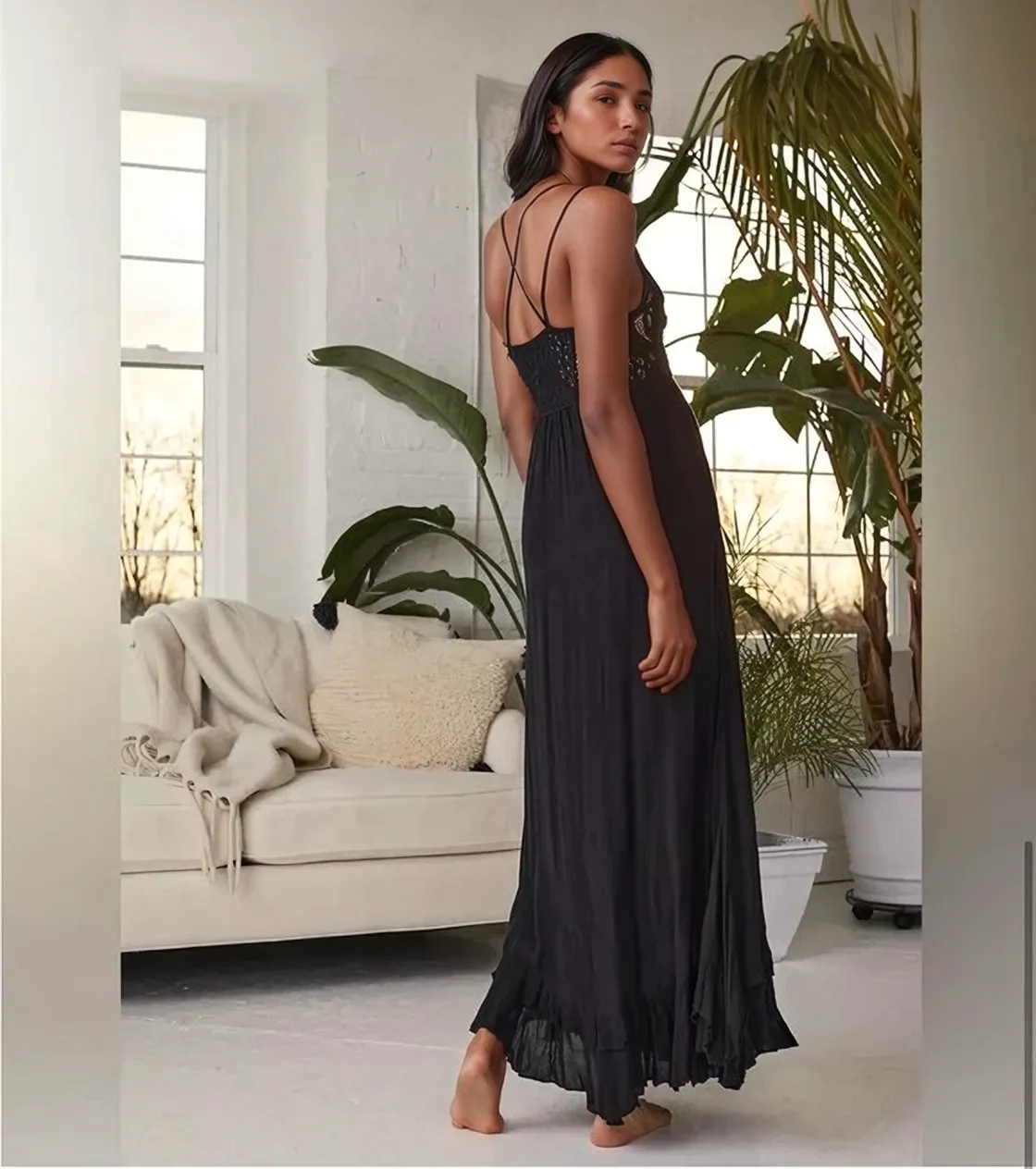 Adella Maxi Slip Dress