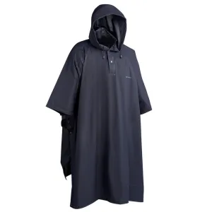 Adult hiking rain poncho - arpenaz 10l - blue