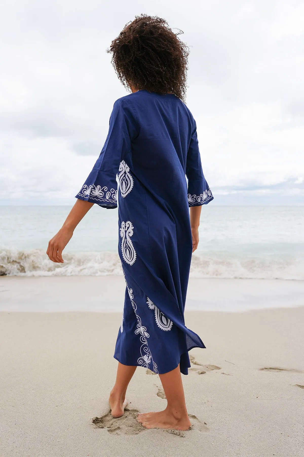 Agustina Tunic Navy White