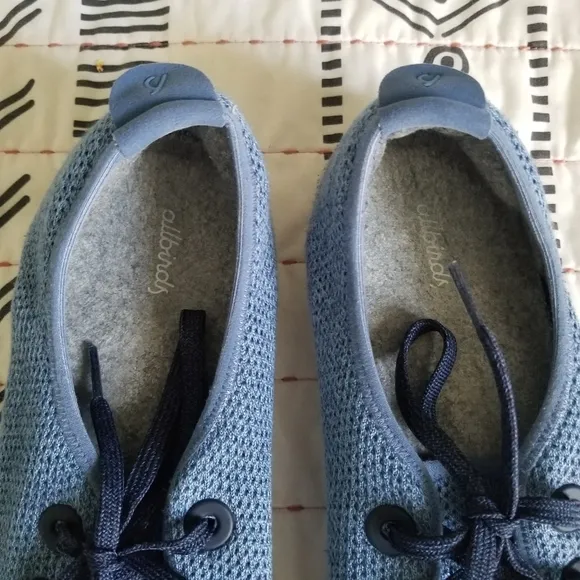 Allbirds Tree Skippers Blue Wool Sneakers Shoes Men 13
