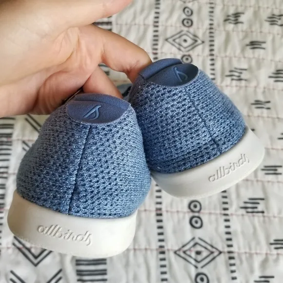 Allbirds Tree Skippers Blue Wool Sneakers Shoes Men 13