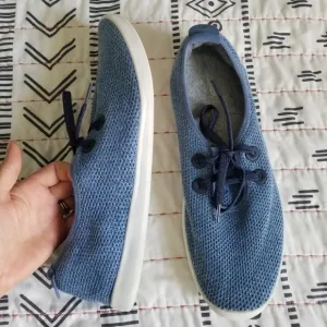 Allbirds Tree Skippers Blue Wool Sneakers Shoes Men 13