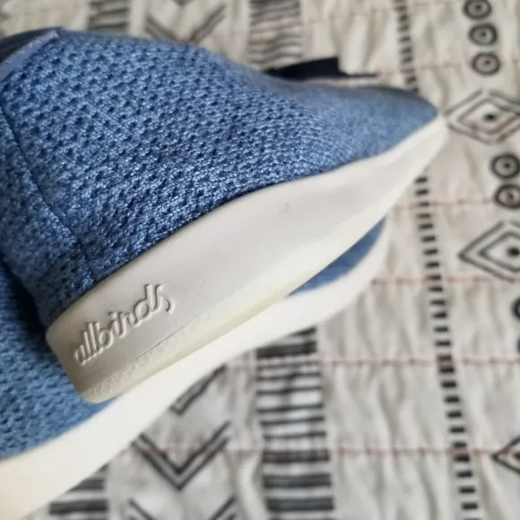 Allbirds Tree Skippers Blue Wool Sneakers Shoes Men 13