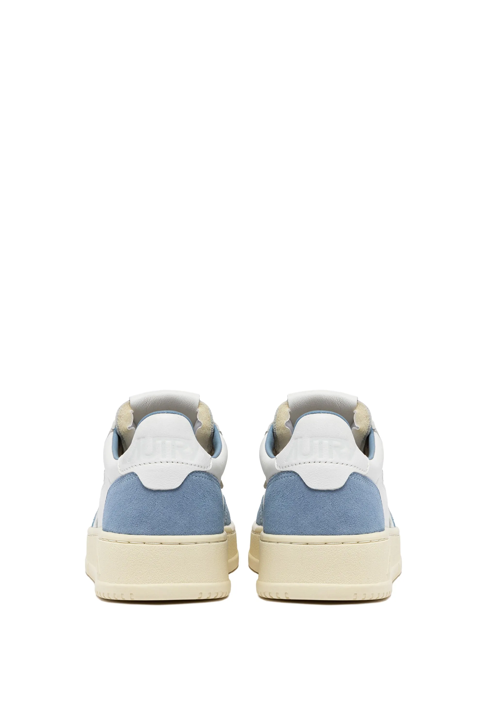 Autry Sneakers Medalist Low Wom Goat Suede Azzurro Donna