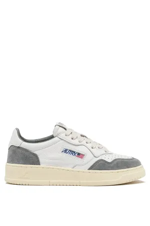 Autry Sneakers Medalist Low Wom Goat Suede Grigio Donna