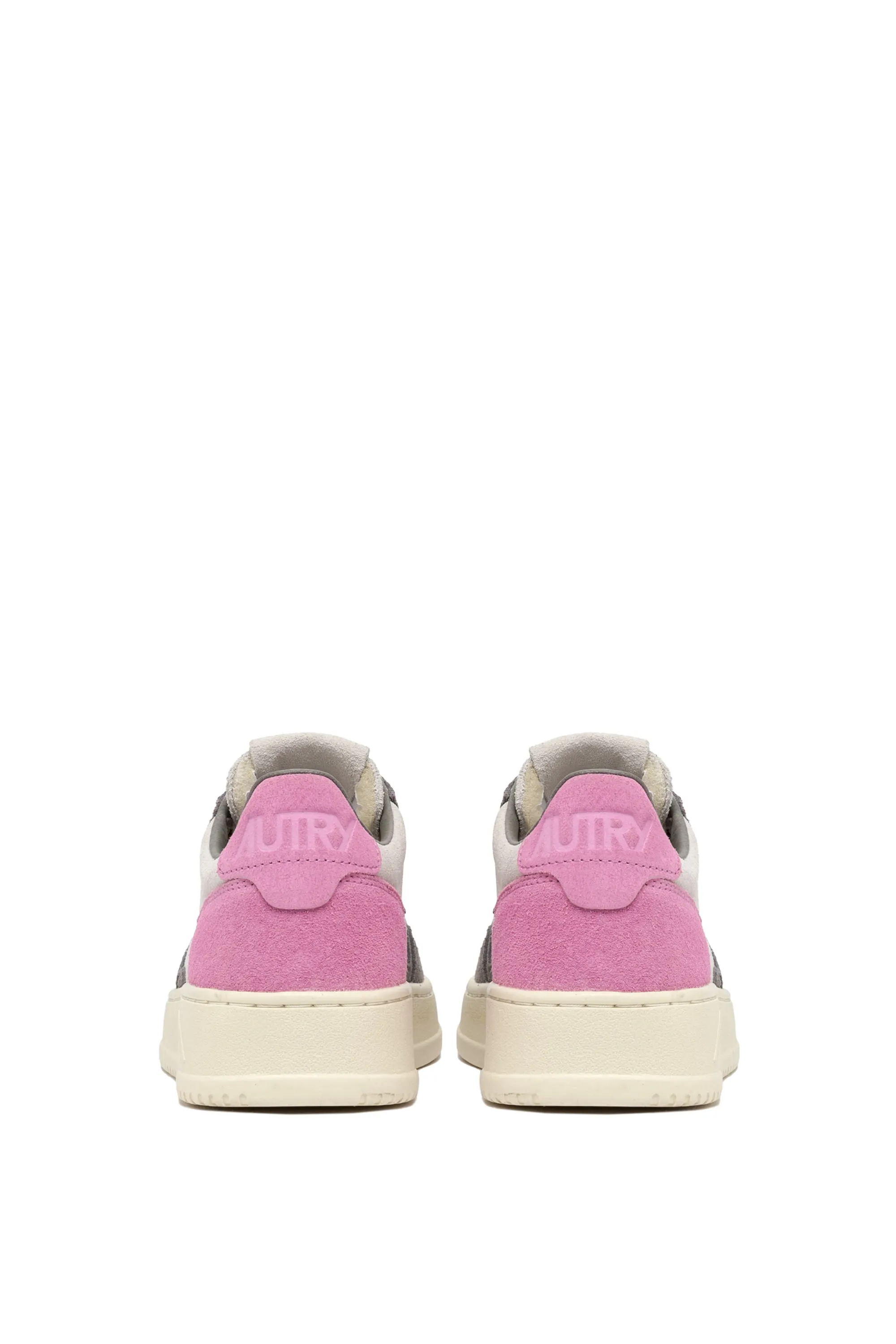 Autry Sneakers Medalist Low Wom Tric Suede Rosa Donna