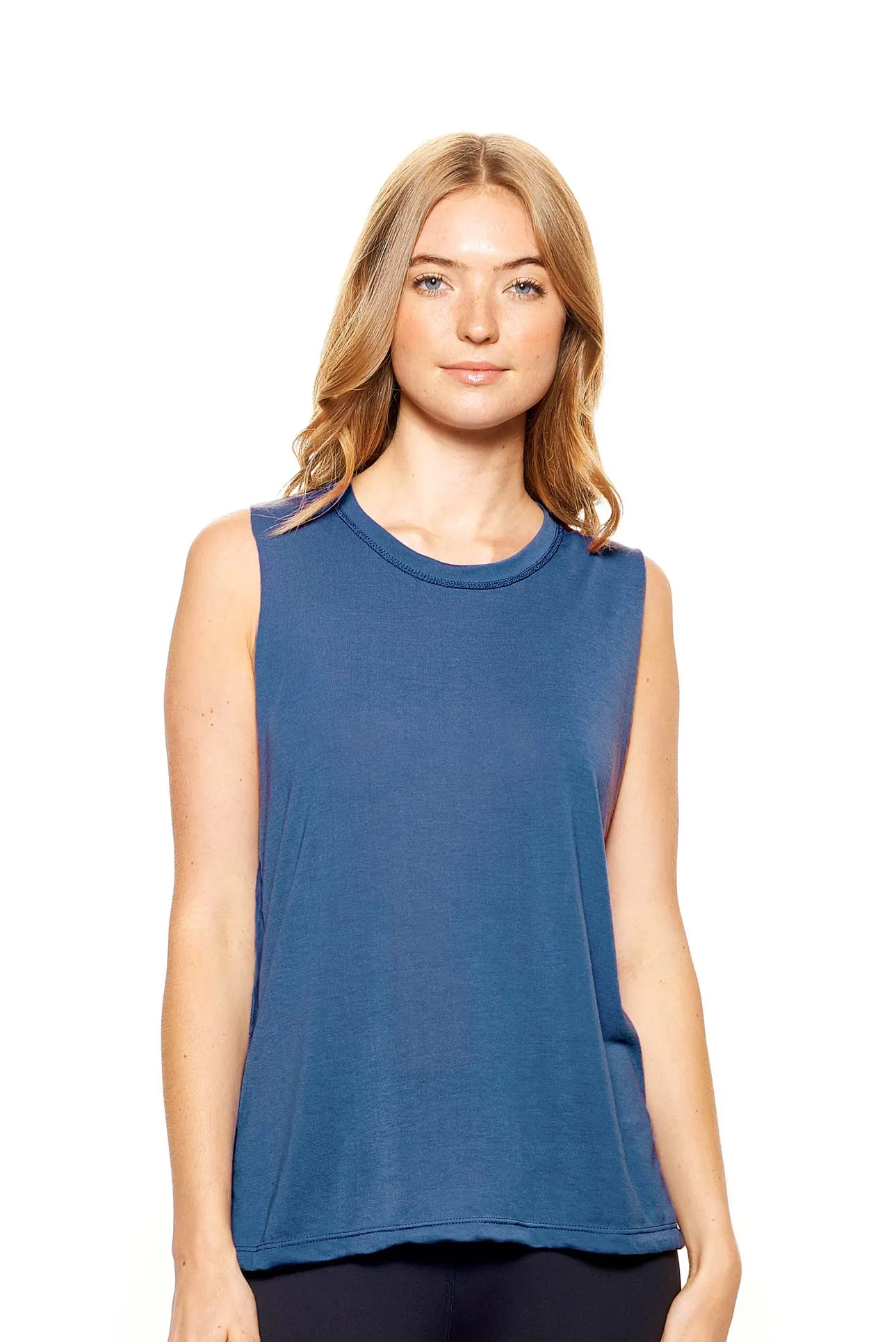 BE220 Siro™ Raw Edge Muscle Tank