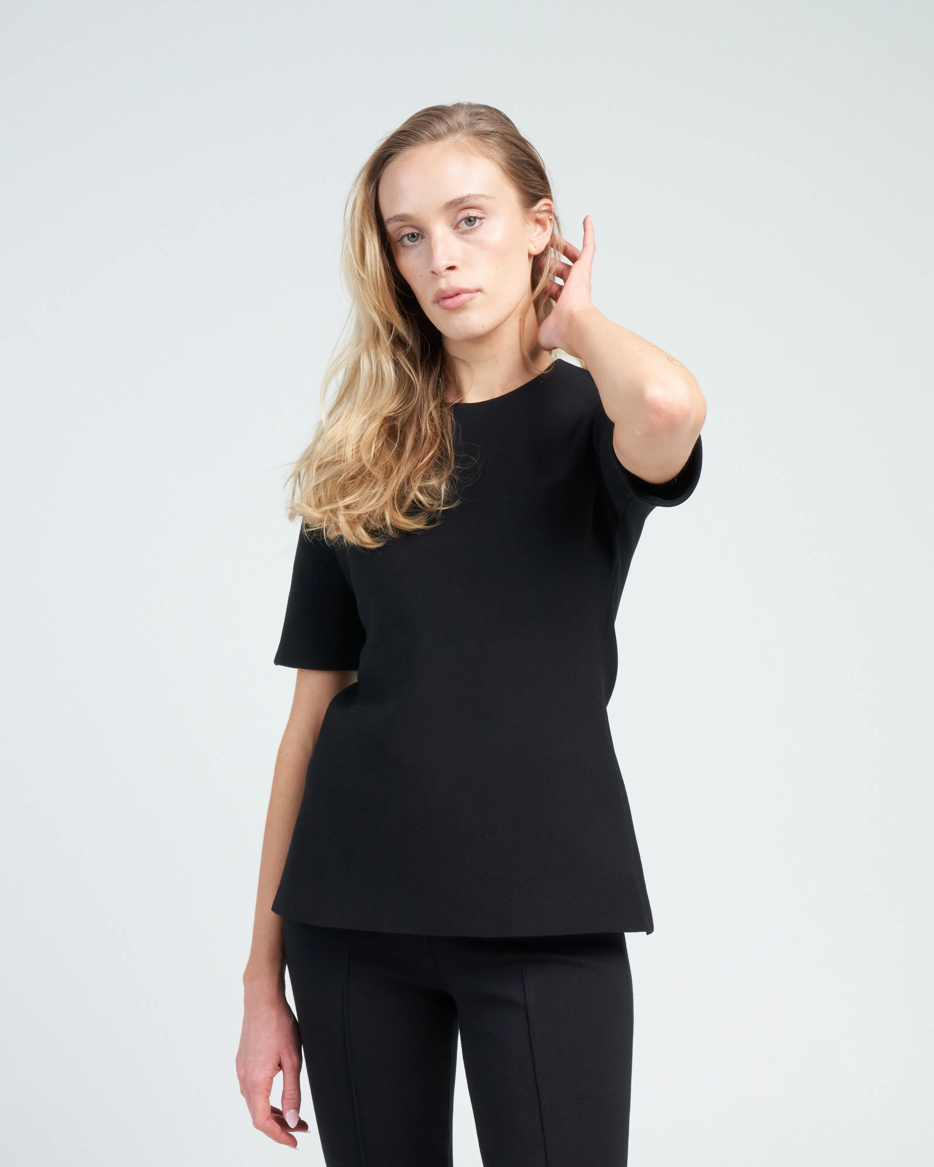 bianca top - black