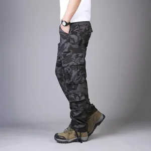Black Camo Baggy Pants