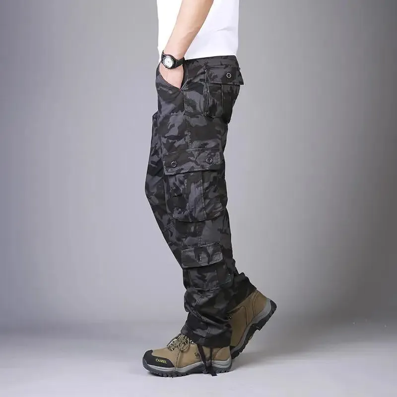 Black Camo Baggy Pants