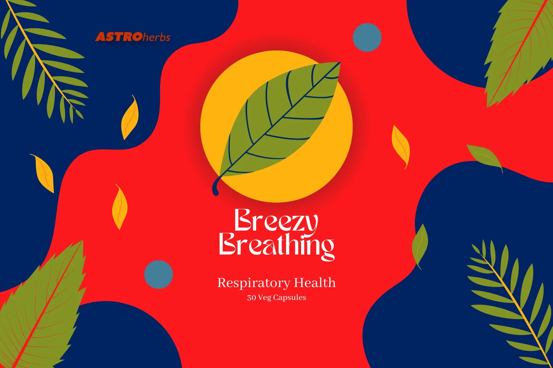 Breezy Breathing: Clear Airways & Better Sleep (30 Veg Capsules)