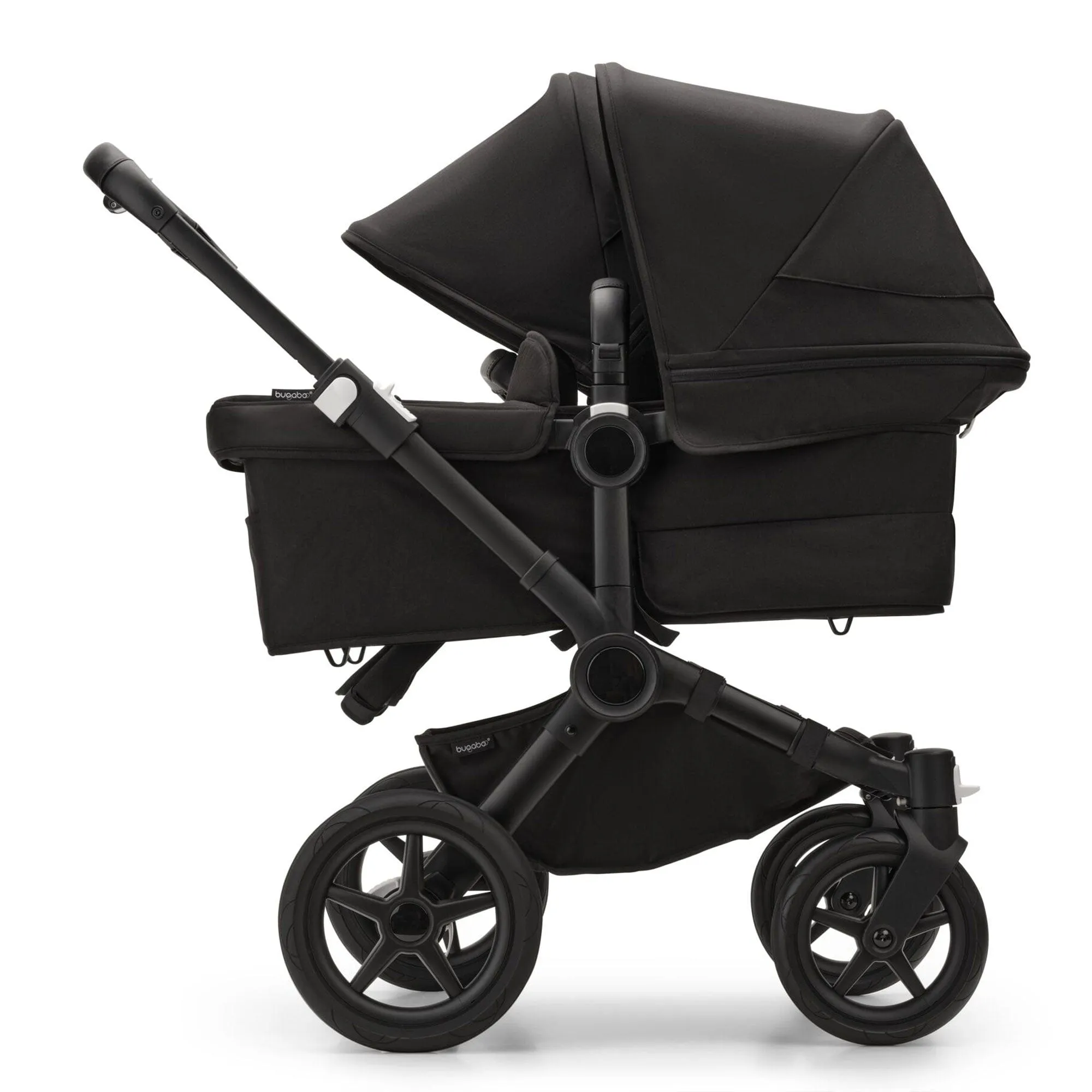 Bugaboo Donkey 5 Duo Complete Pushchair - Black/Midnight Black