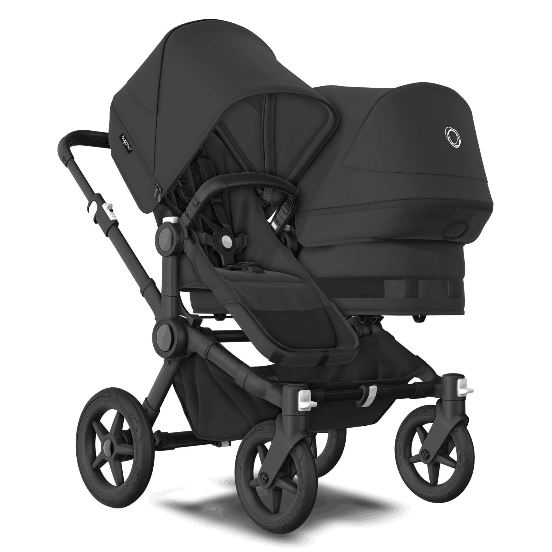 Bugaboo Donkey 5 Duo Complete Pushchair - Black/Midnight Black