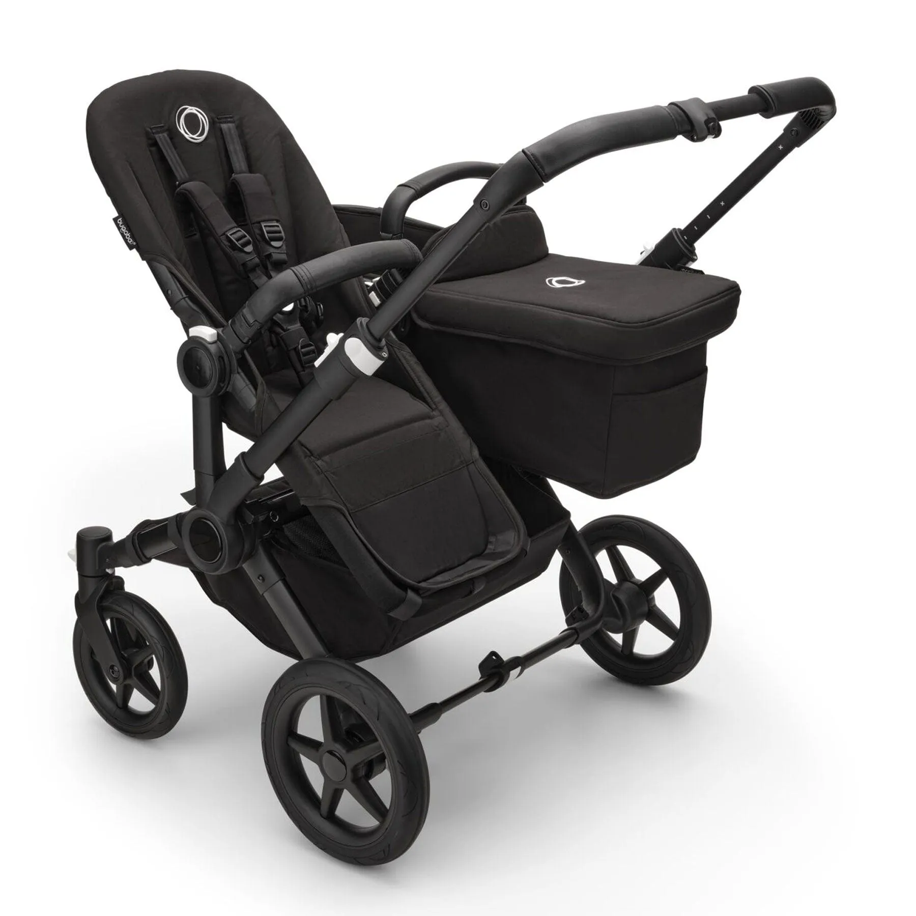 Bugaboo Donkey 5 Duo Complete Pushchair - Black/Midnight Black