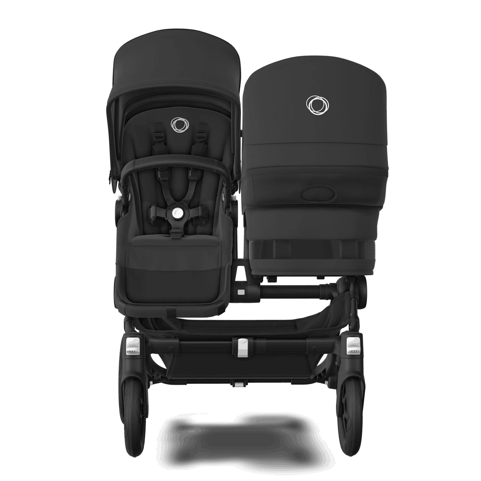 Bugaboo Donkey 5 Duo Complete Pushchair - Black/Midnight Black