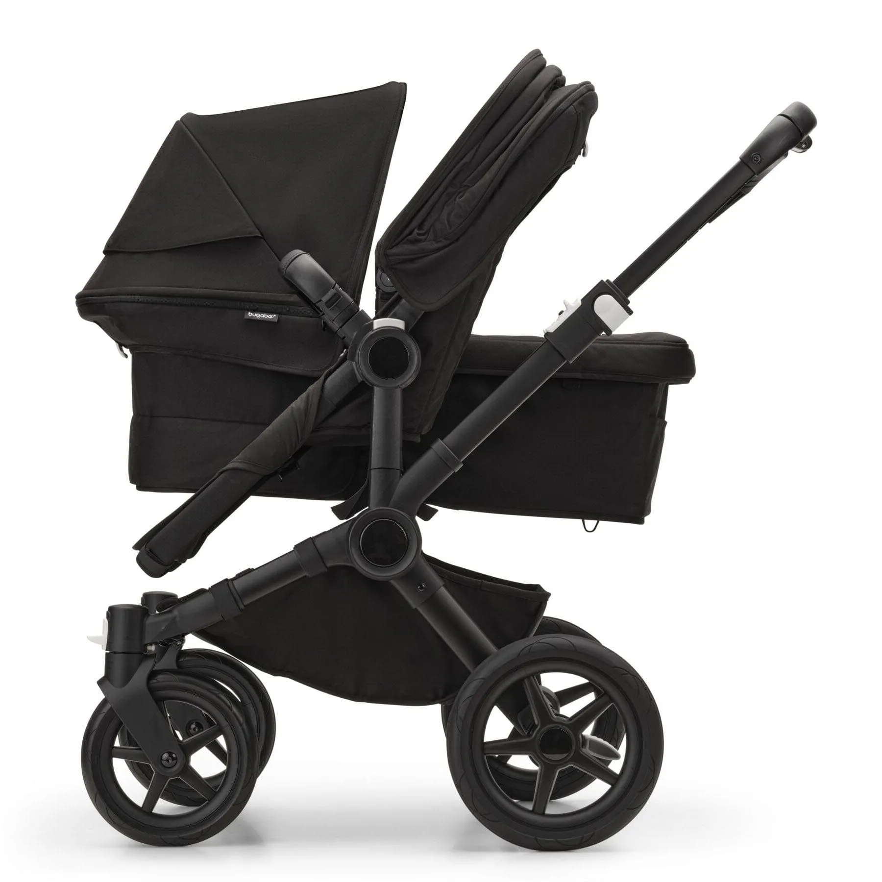 Bugaboo Donkey 5 Duo Complete Pushchair - Black/Midnight Black