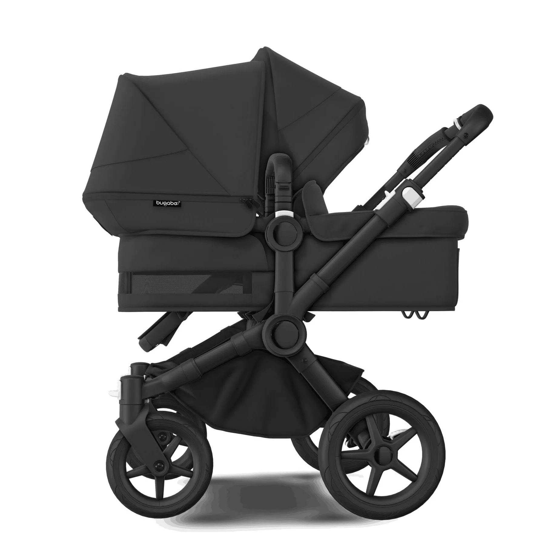 Bugaboo Donkey 5 Duo Complete Pushchair - Black/Midnight Black