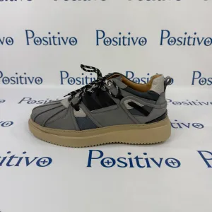 Buscemi Duck Boot MIx Nabuk Alce Grey Leather Sneakers