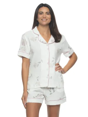 Calista Pajama Shorts Set