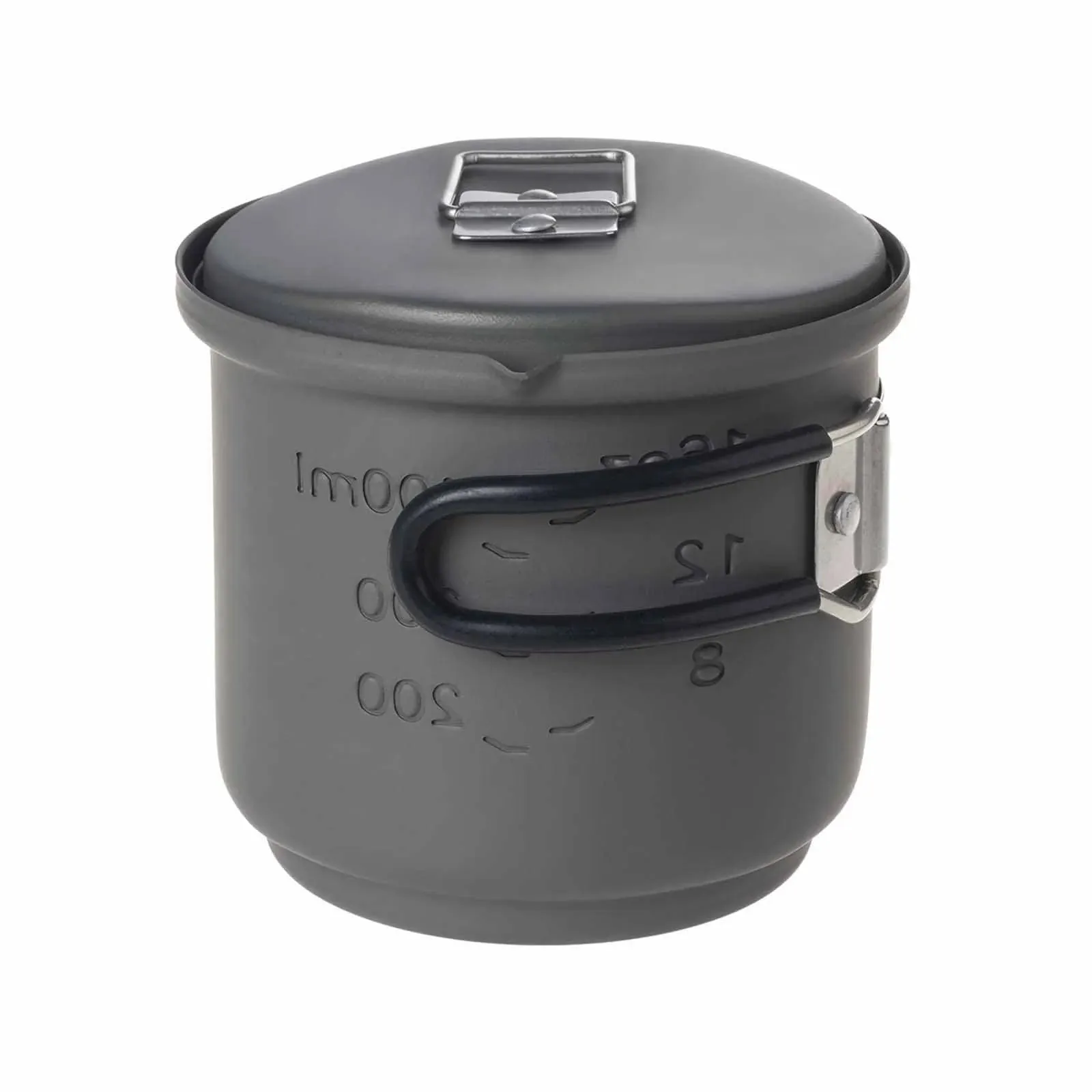 Camping Cookset for Solid Fuel - 585ml, Hard Ano Aluminium