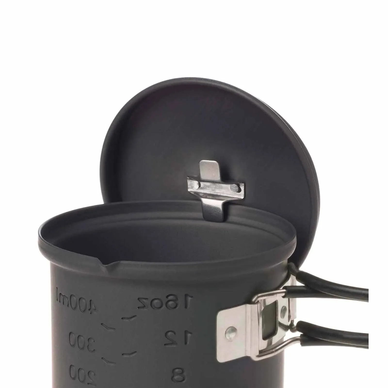 Camping Cookset for Solid Fuel - 585ml, Hard Ano Aluminium