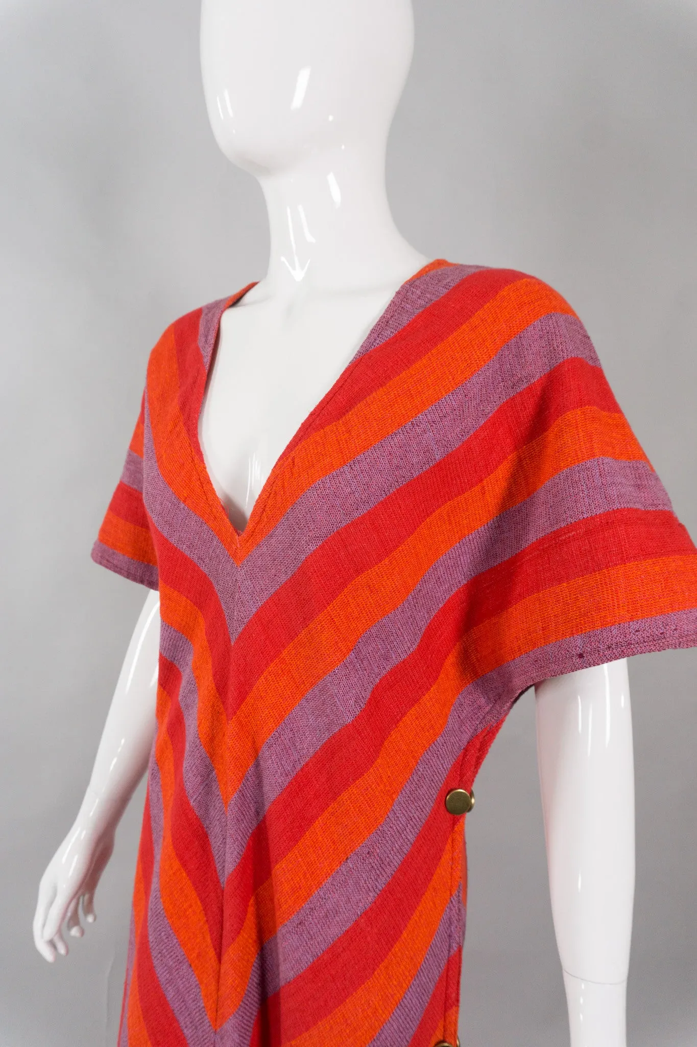 Chevron Snap Caftan