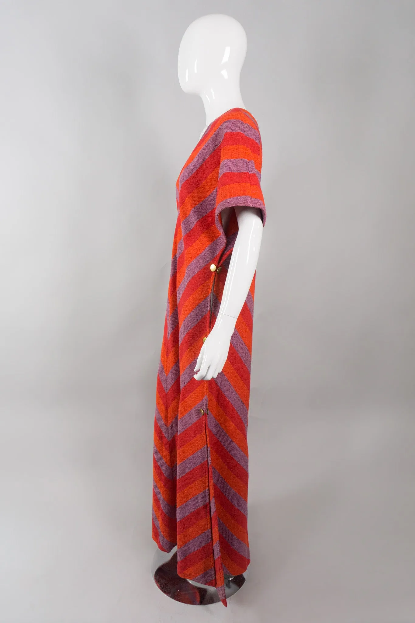 Chevron Snap Caftan
