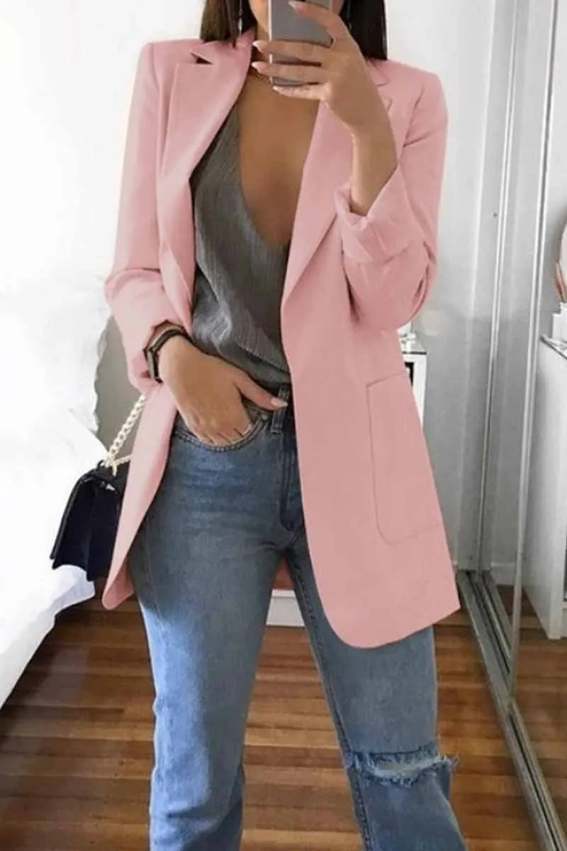 Chicindress Stylish Suit with Pocket Blazer(5 Colors)