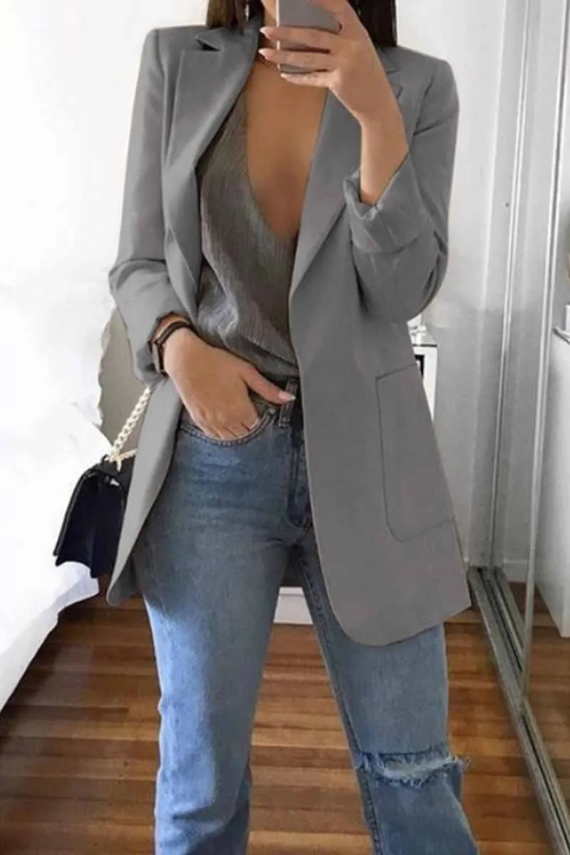 Chicindress Stylish Suit with Pocket Blazer(5 Colors)