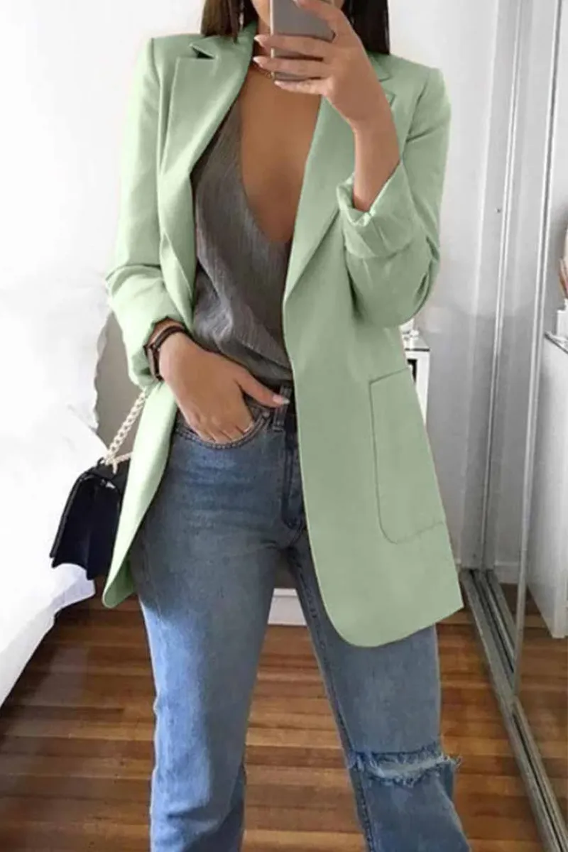 Chicindress Stylish Suit with Pocket Blazer(5 Colors)