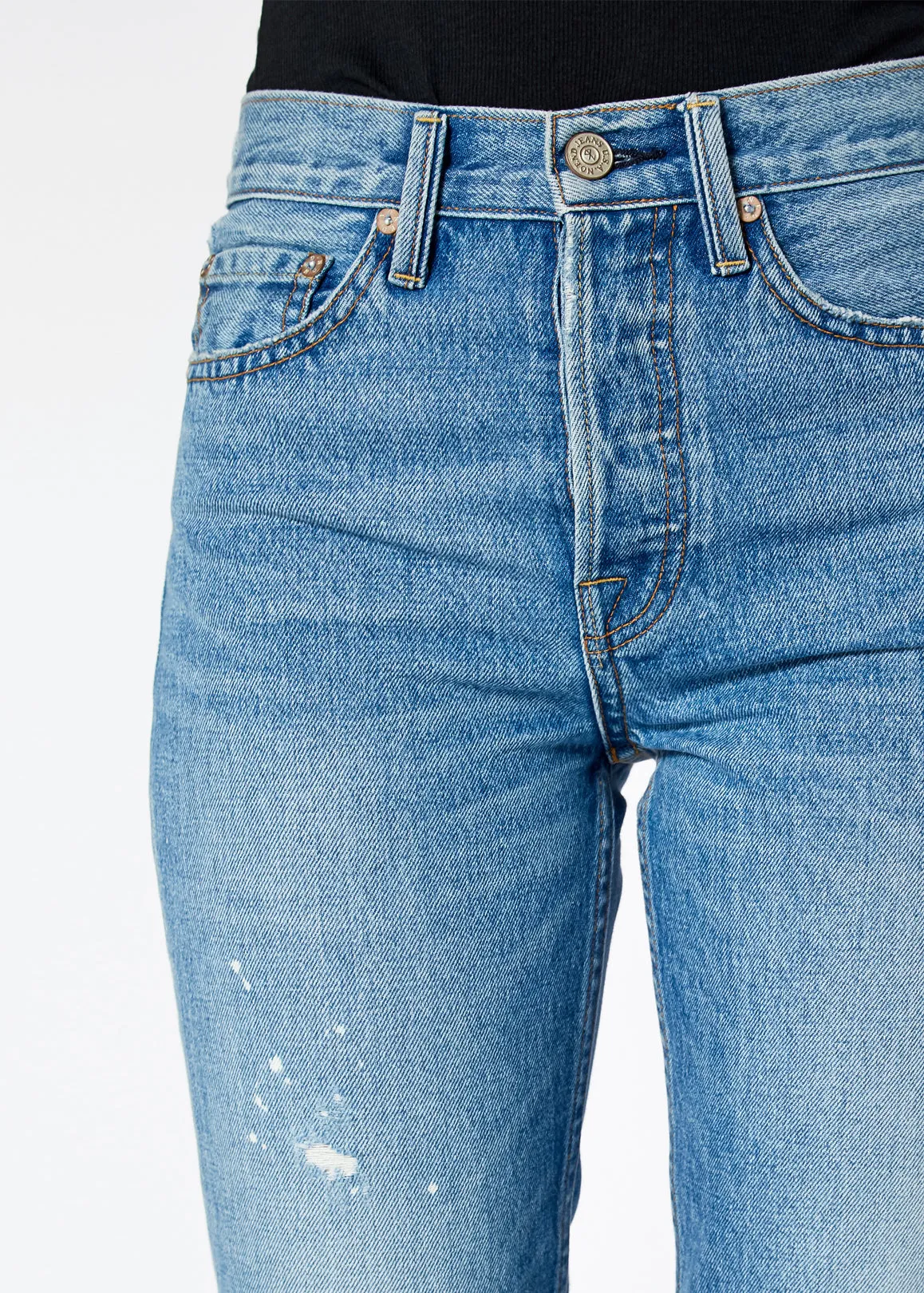 Claude High Rise Crop Straight