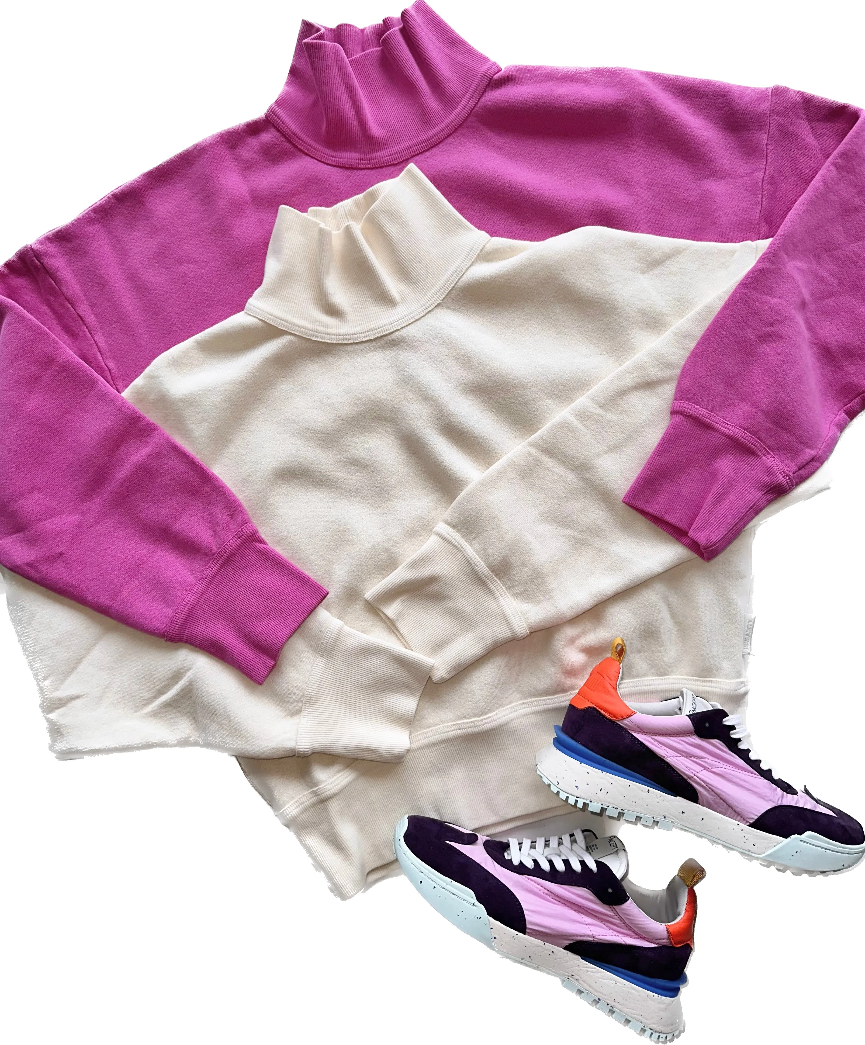 COH1478 Turtleneck Pullover Sweatshirt