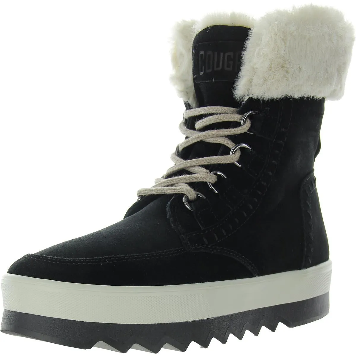 Cougar Womens Vanetta Suede Lugged Sole Hiking Boots