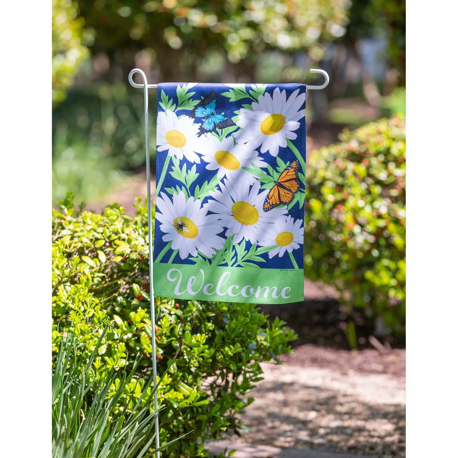 Daisy Garden Garden Suede Flag,14s10331