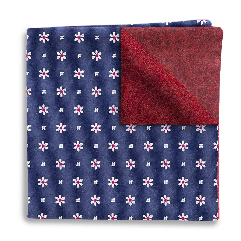 Daisy Springs/Pembroke Persimmon Pocket Square