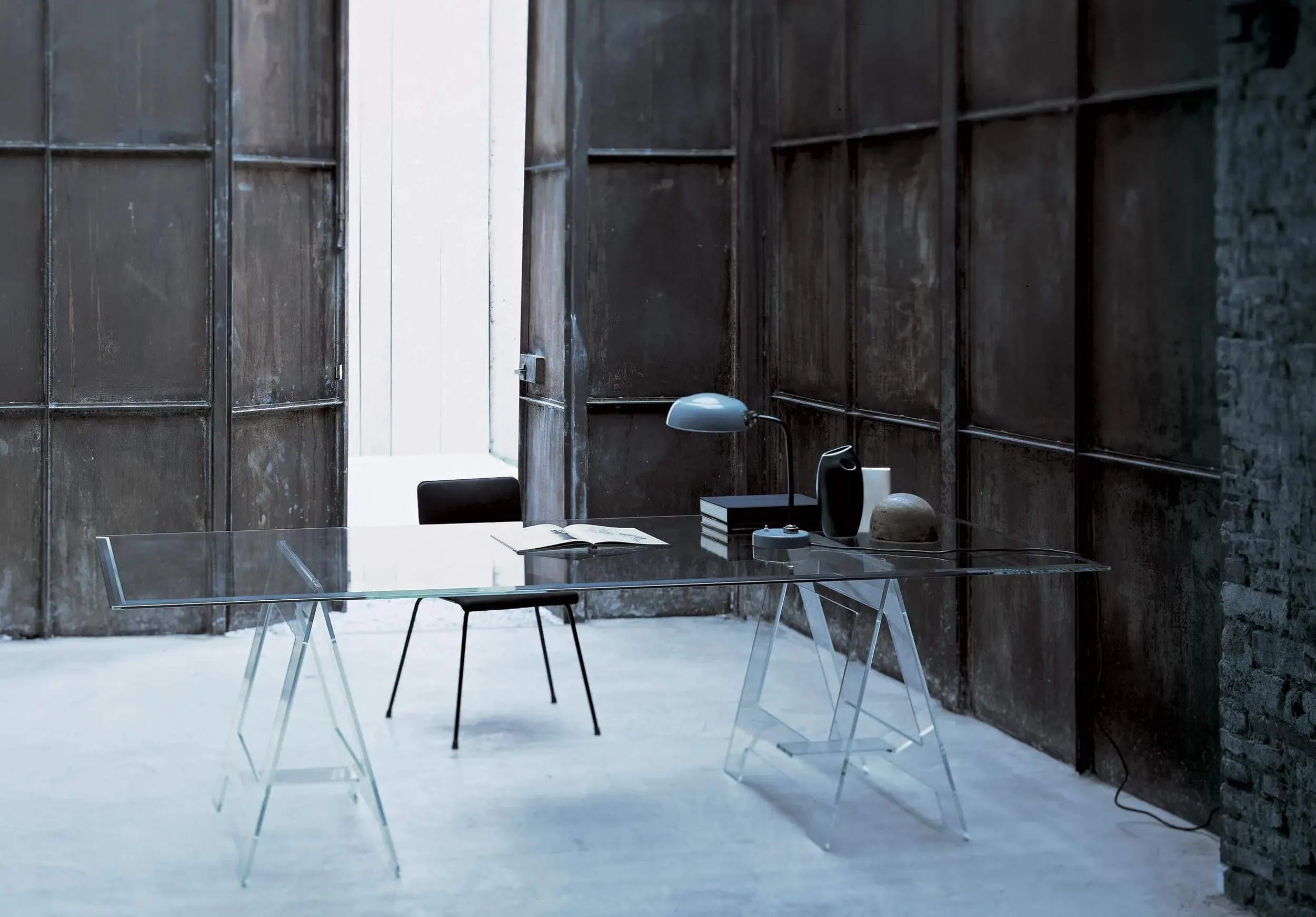 Don Cavalletto Glass Table