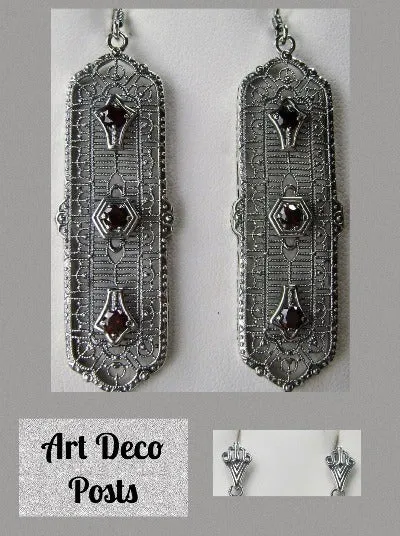 E197, 3 King Earrings, Stylish Edwardian Jewelry Design#E197
